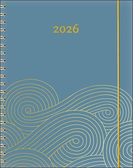 Front cover of Agenda Kibo-Or-FB Bleu (édition 2026)