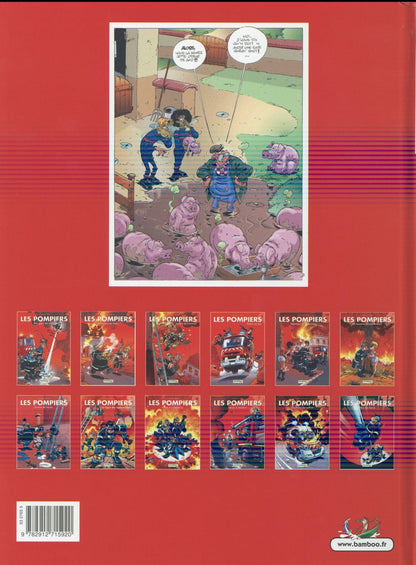 Back cover of Les pompiers Tome 2 : hommes au foyer