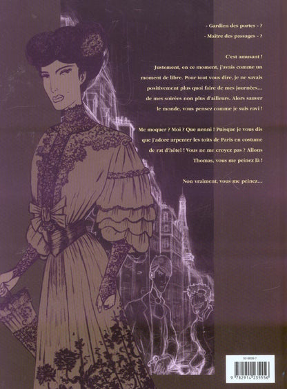 Back cover of JANUS Tome 1 : LA COMPAGNIE DES OMBRES