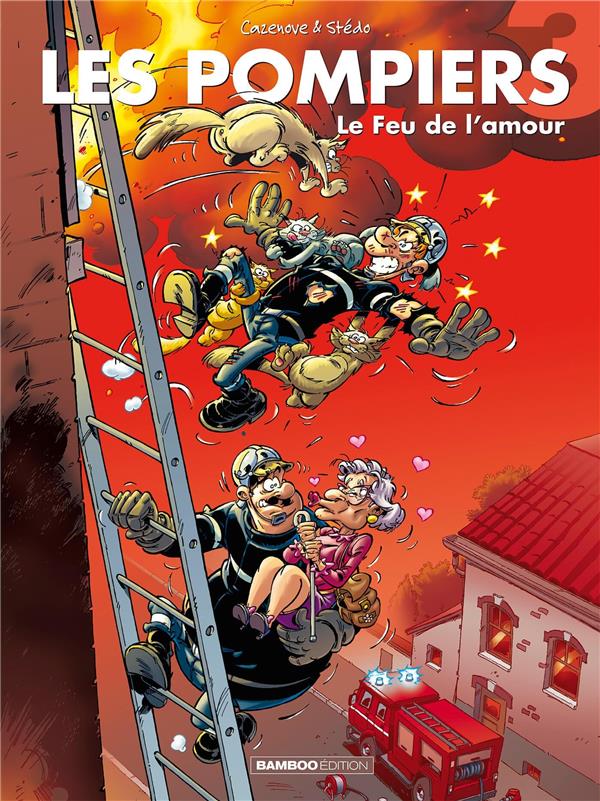Front cover of Les pompiers Tome 3 : le feu de l'amour