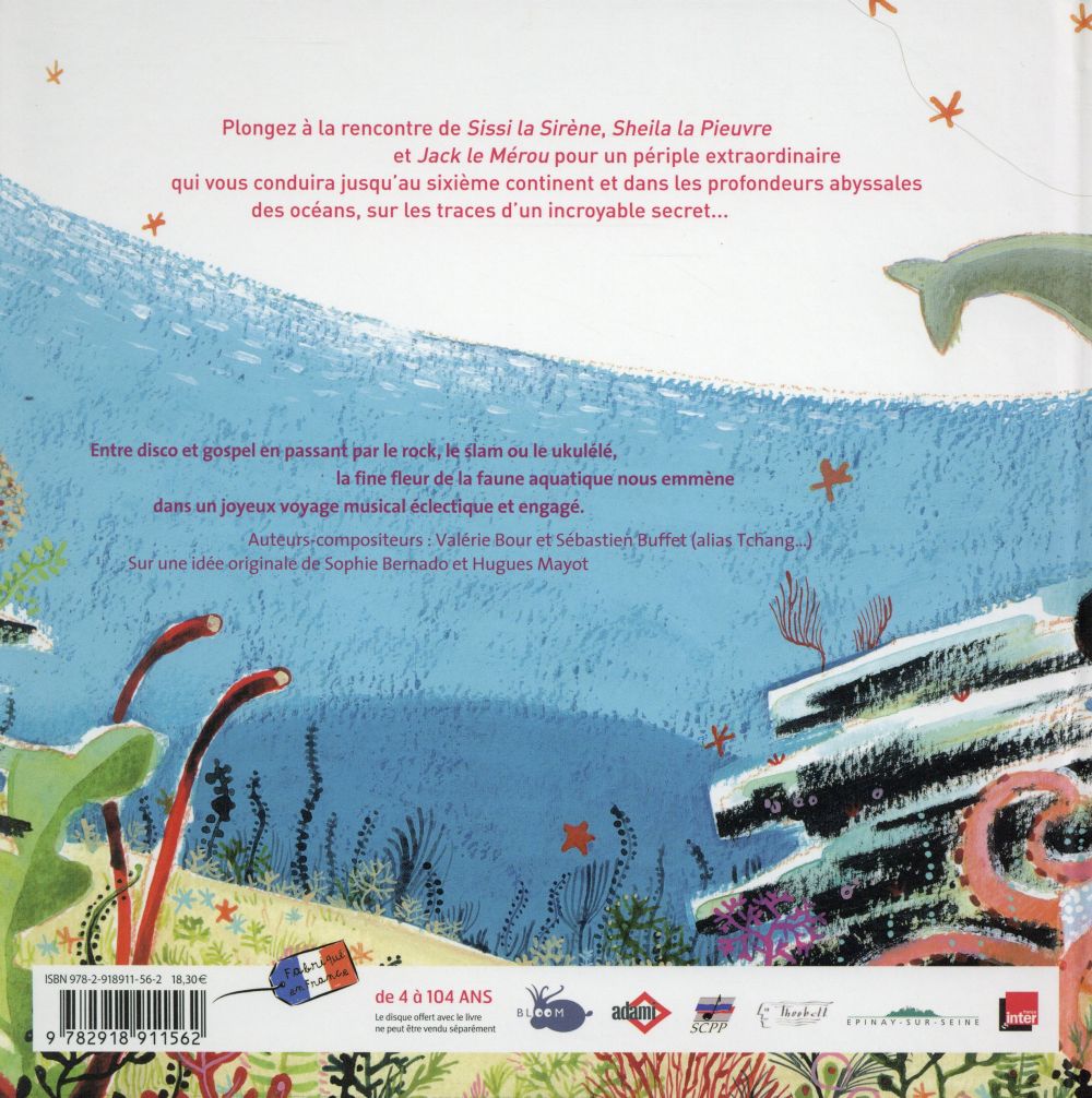 Back cover of Les symphonies subaquatiques