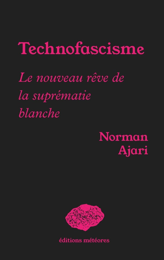 Front cover of Technofascisme : Le nouveau rêve de la suprématie blanche