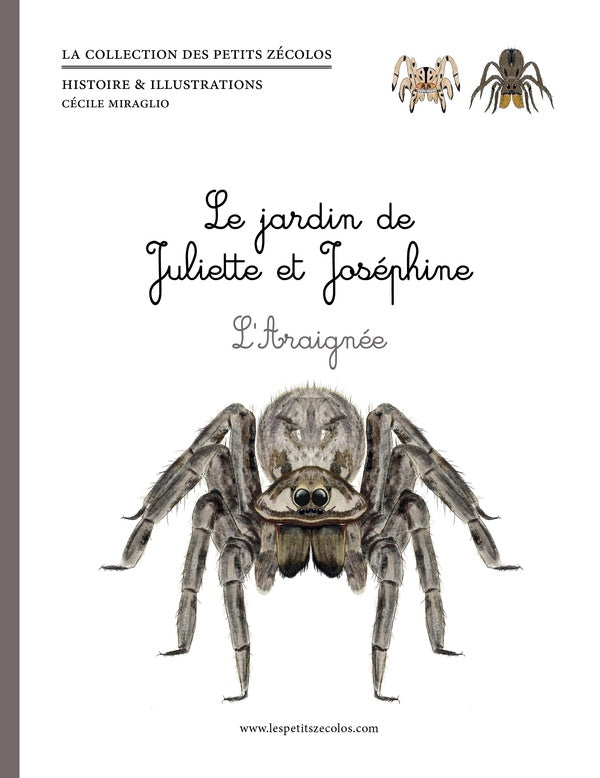 Front cover of Le jardin de Juliette et Joséphine : l'araignée : Le jardin de Juliette et Joséphine : l'araignée