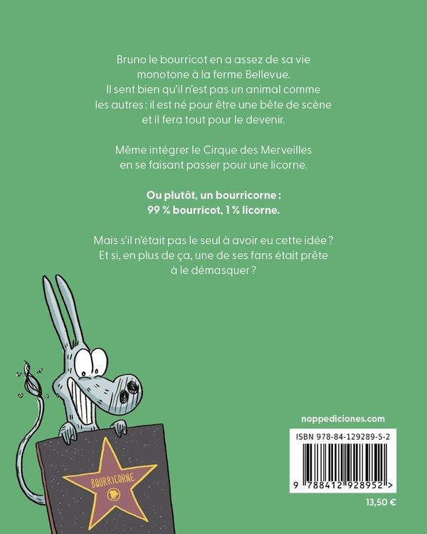 Back cover of Bourricorne (99% bourricot, 1% licorne)