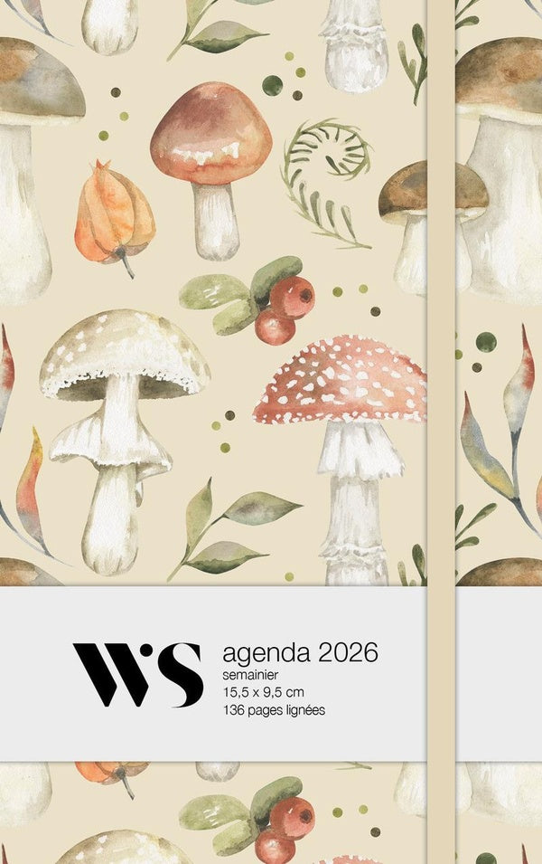 Front cover of Champignons : Agenda (édition 2026)