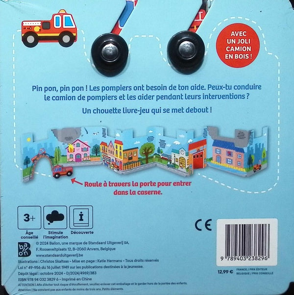 Back cover of Je conduis comme un grand : Le camion de pompiers