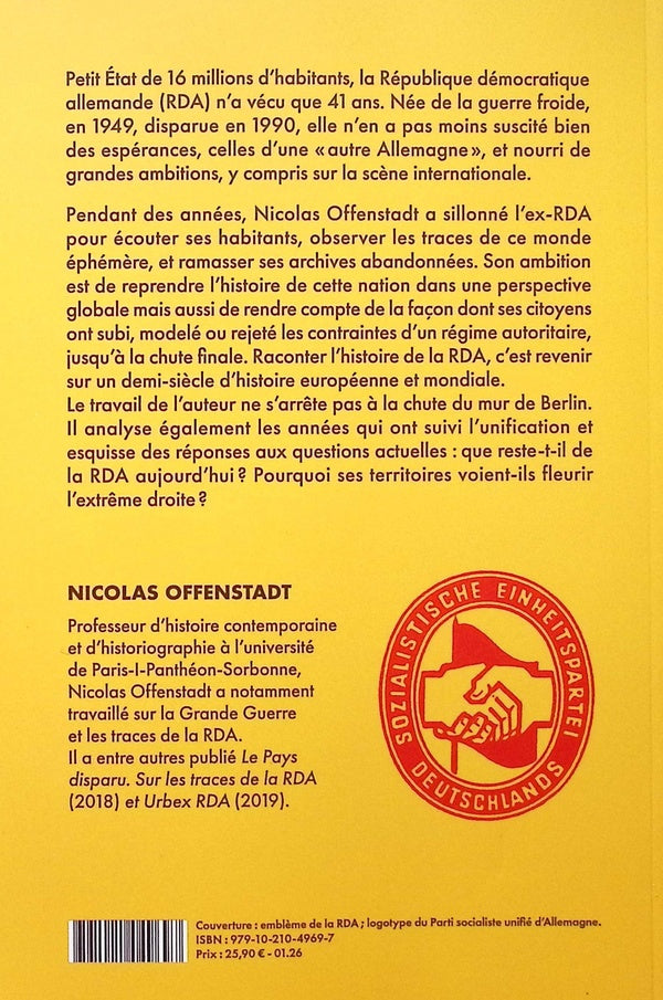 Back cover of Histoire globale de la RDA