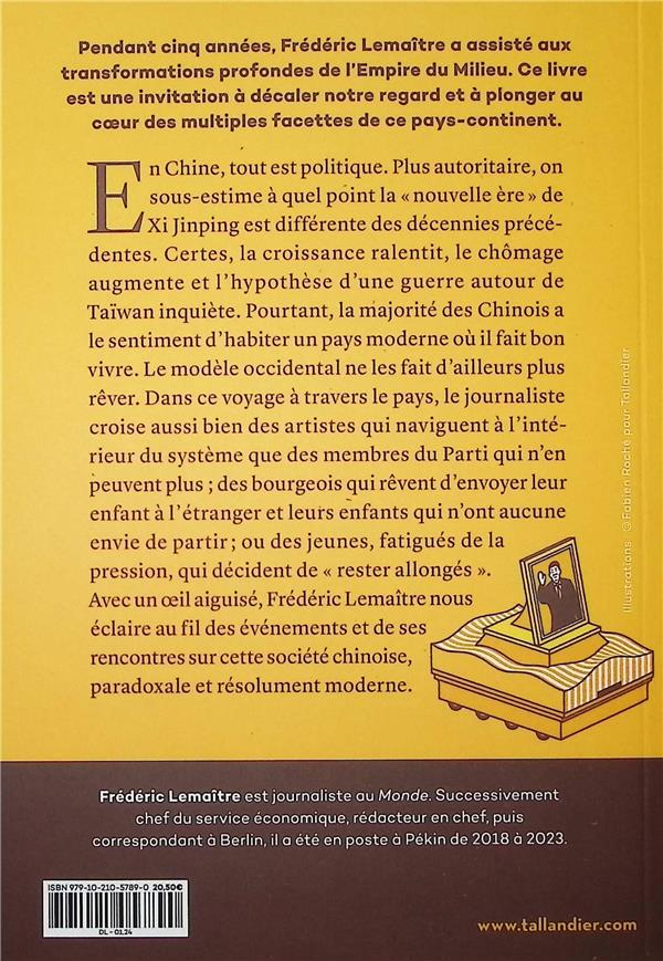 Back cover of Cinq ans dans la Chine de Xi Jimping : Par le correspondant du Monde à Pékin