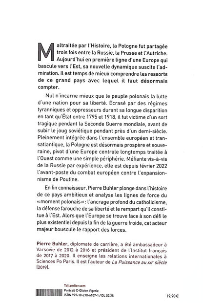 Back cover of Pologne, histoire d'une ambition : Comprendre le moment polonais