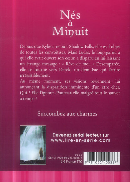Back cover of Nés à minuit Tome 2 : soupçons