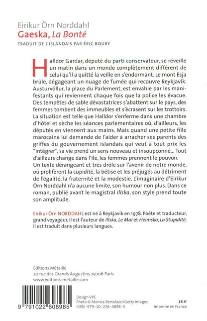 Back cover of Gaeska ; la bonté