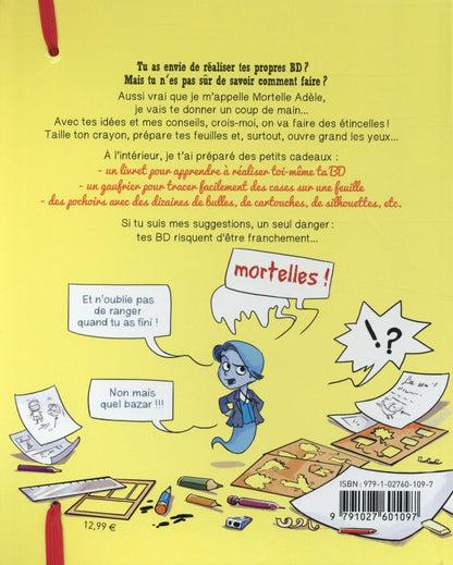 Back cover of Fais ta BD avec mortelle Adèle
