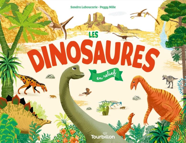 Front cover of Les dinosaures en relief
