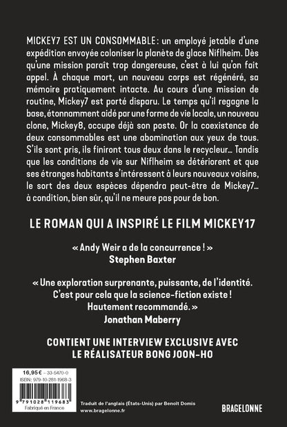 Back cover of Mickey7