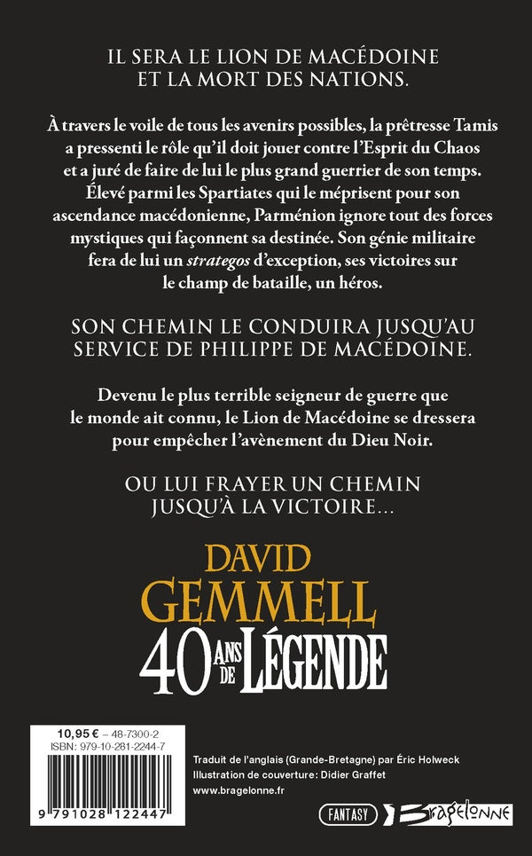 Back cover of Le lion de Macédoine Tome 1                     (Traduction conjointe de Thomas Day)