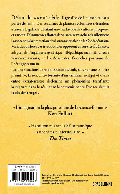 Back cover of L'Aube de la nuit Tome 1 : Rupture dans le réel Partie 1 : Émergence