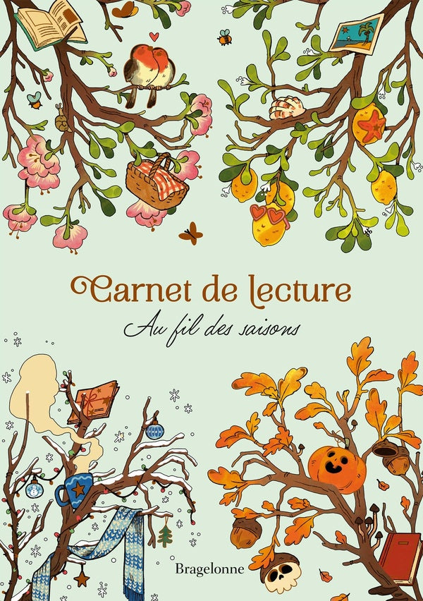 Front cover of Carnet de lecture : Au fil des saisons