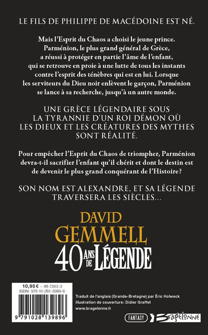 Back cover of Le lion de Macédoine Tome 2 : Le Prince noir                     (Traduction conjointe de Thomas Day)