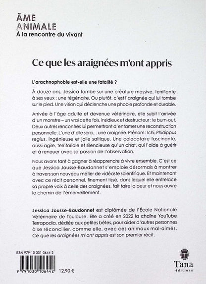 Back cover of Ce que les araignées m'ont appris