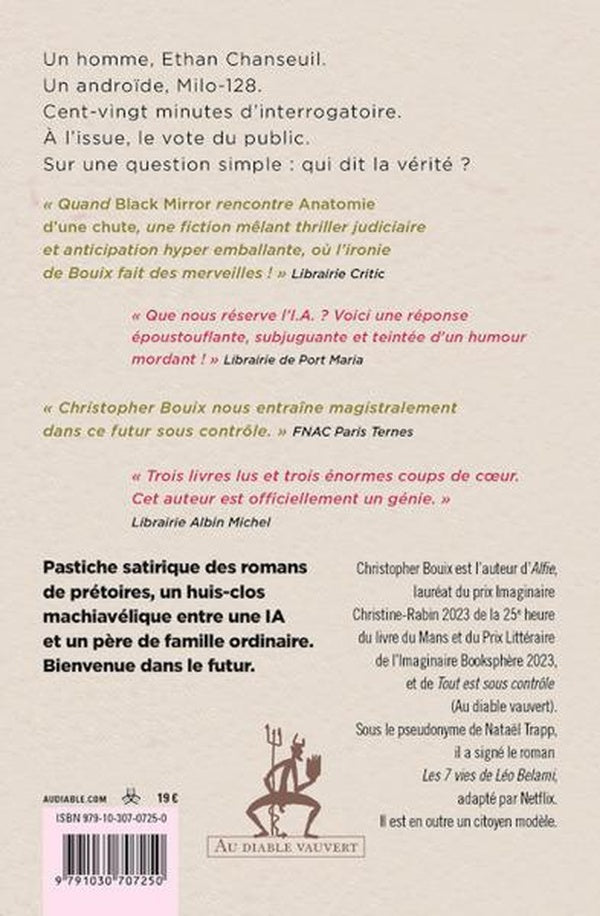 Back cover of Le mensonge suffit