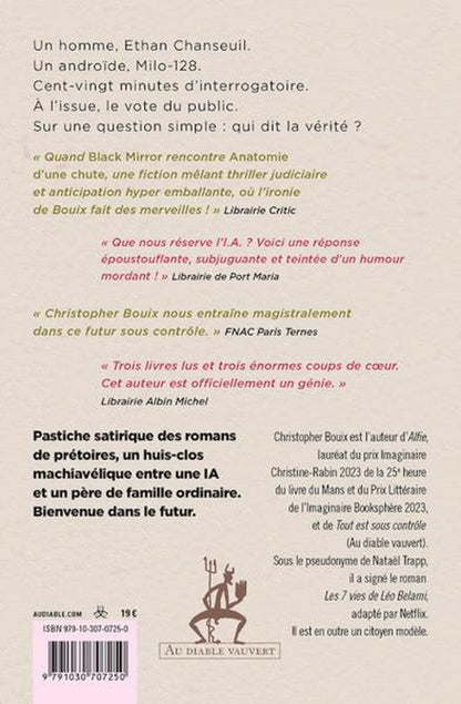 Back cover of Le mensonge suffit