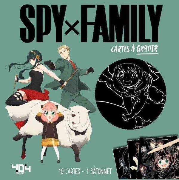 Front cover of Cartes à gratter Spy x Family