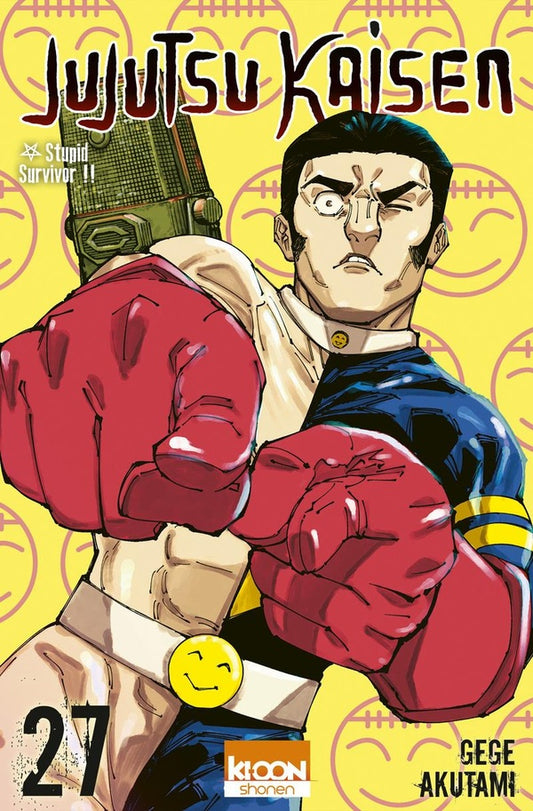 Front cover of Jujutsu Kaisen Tome 27 : Stupid survivor !!