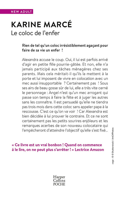 Back cover of Le coloc de l'enfer