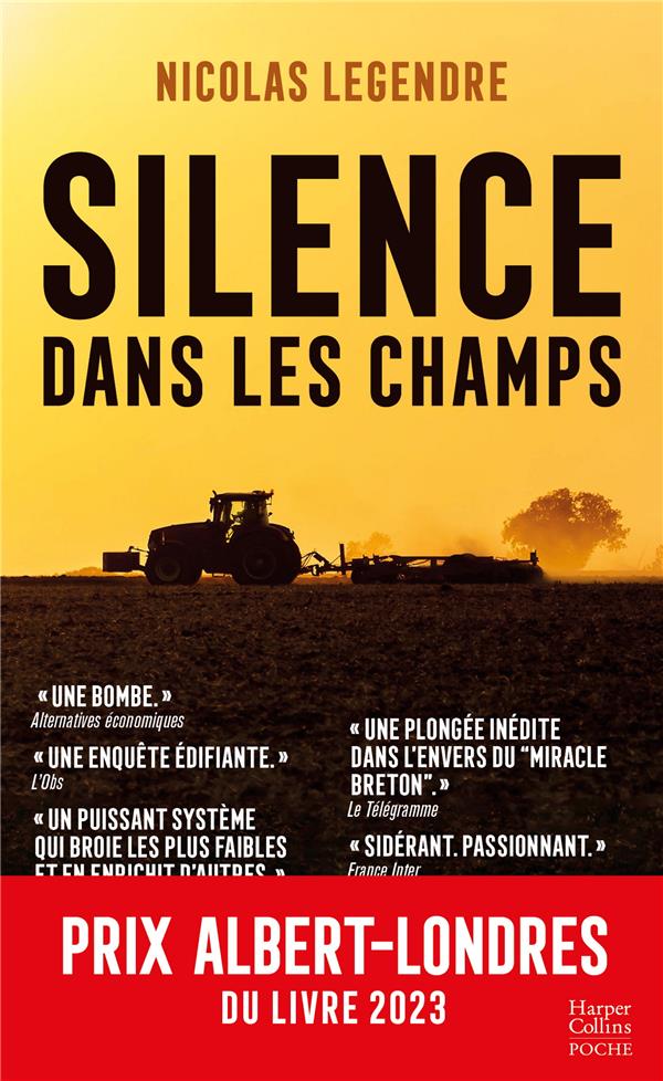 Front cover of Silence dans les champs
