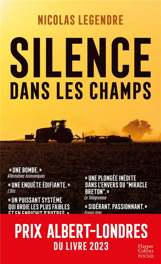 Front cover of Silence dans les champs