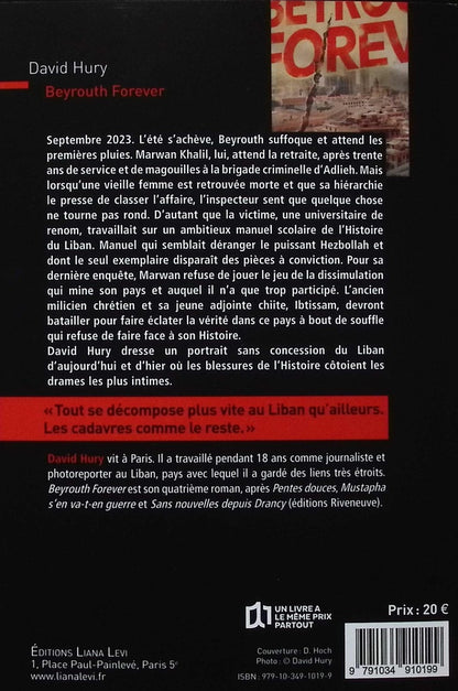 Back cover of Beyrouth forever