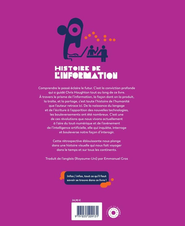 Back cover of Histoire de l'information
