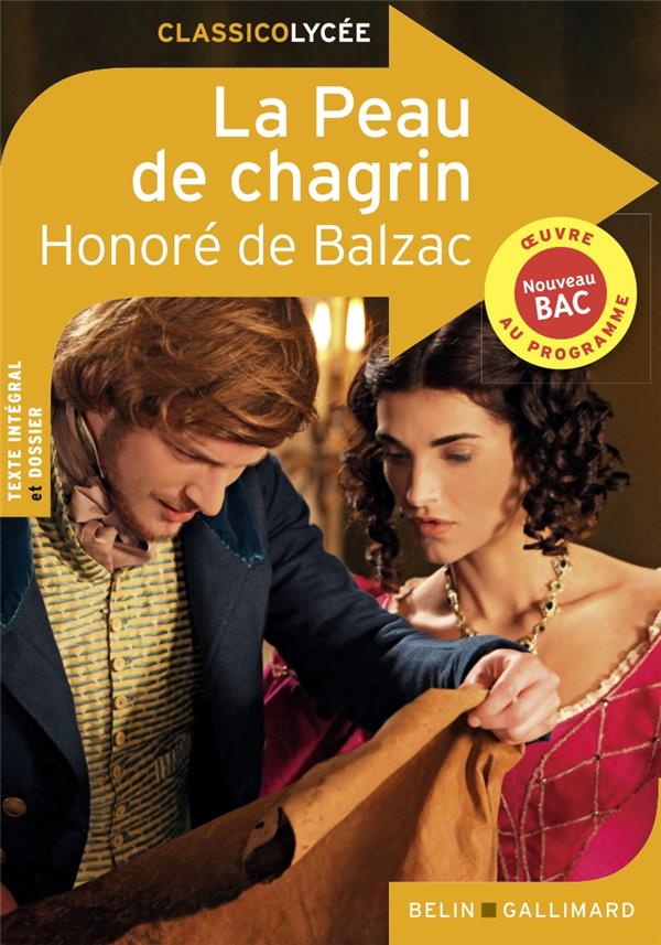 Front cover of La peau de chagrin                     (coédition Gallimard ; texte intégral)