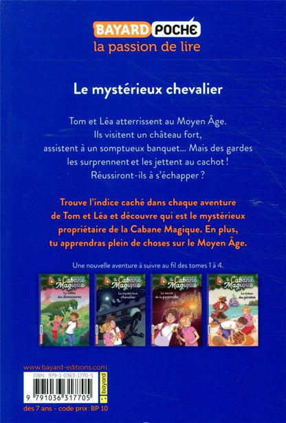 Back cover of La cabane magique Tome 2 : le mystérieux chevalier