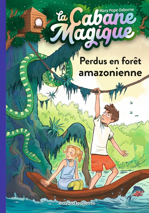 Front cover of La cabane magique Tome 5 : perdus en forêt amazonienne