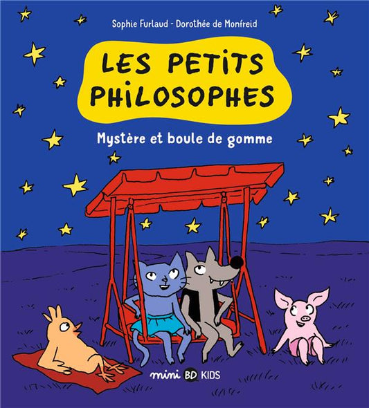 Front cover of Les petits philosophes Tome 1 : mystère et boules de gomme