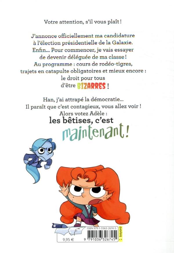 Back cover of Mortelle Adèle Tome 2 : les bêtises, c'est maintenant !