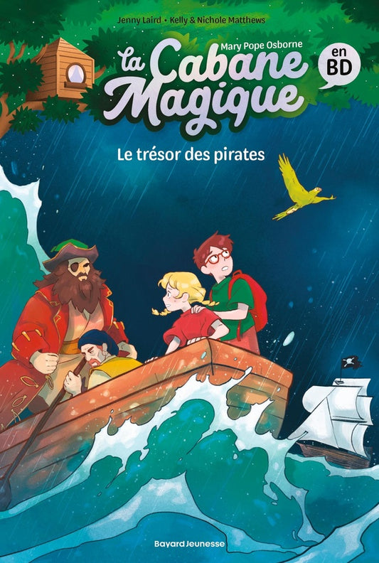 Front cover of La cabane magique Tome 4 : Le trésor des pirates