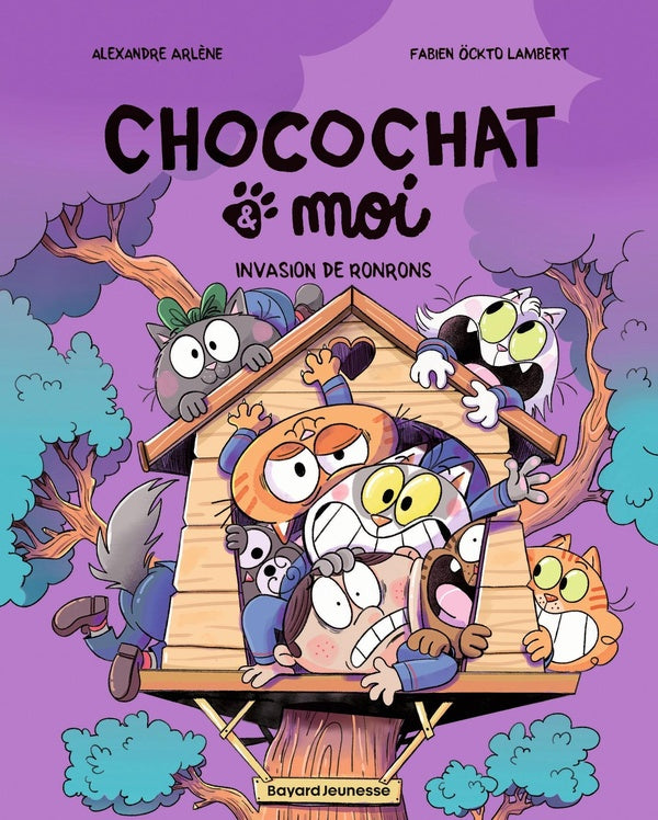 Front cover of Chocochat & moi Tome 3 : Invasion de ronrons
