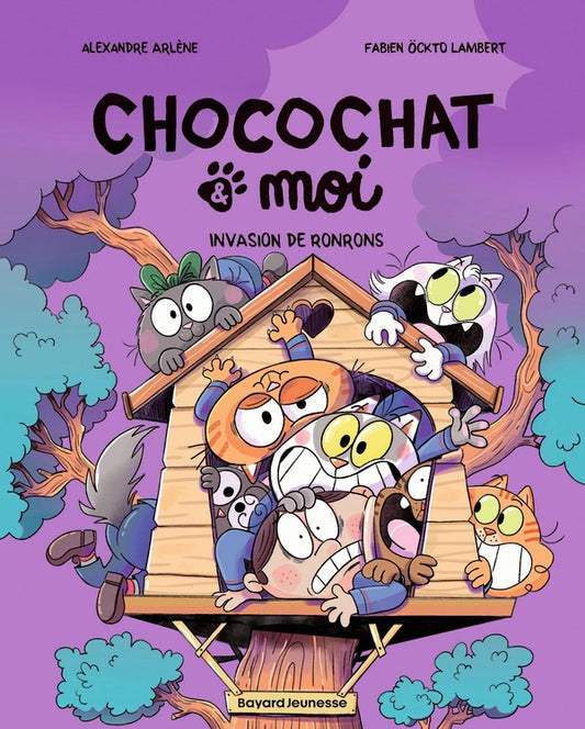 Front cover of Chocochat & moi Tome 3 : Invasion de ronrons