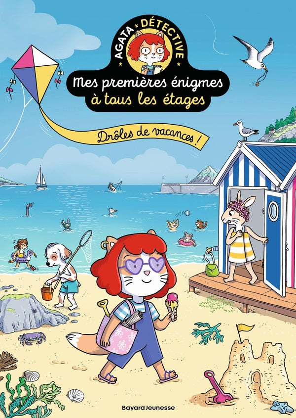 Front cover of Agata Crispy détective - Mes premières énigmes à tous les étages Tome 8 : Drôles de vacances !