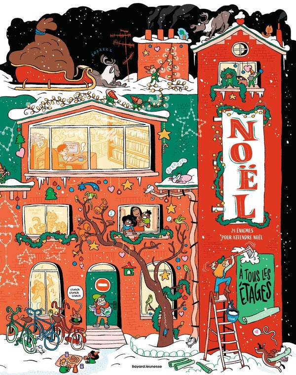 Front cover of énigmes à tous les étages : Calendrier de l'avent (édition 2025)