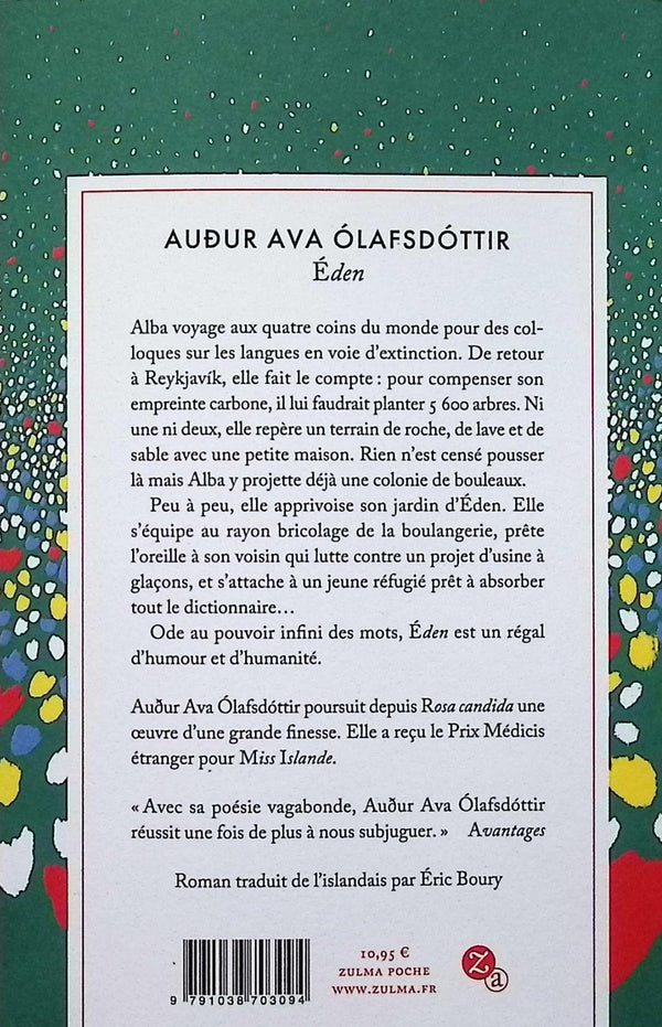 Back cover of Éden