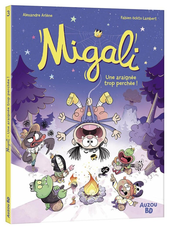 Front cover of Migali Tome 3 : une araignée trop perchée !