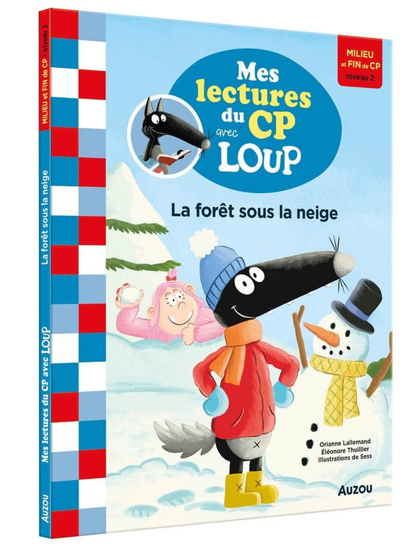 Front cover of Mes lectures du CP avec Loup : la forêt sous la neige