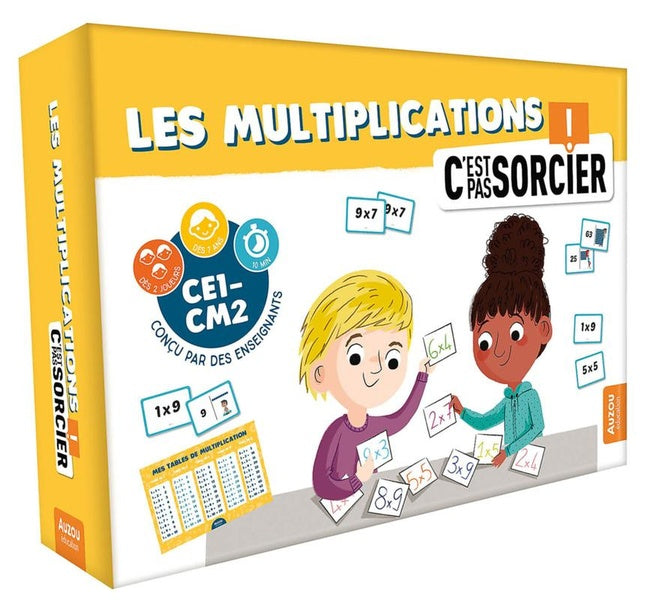 Front cover of Les multiplications : c'est pas sorcier !