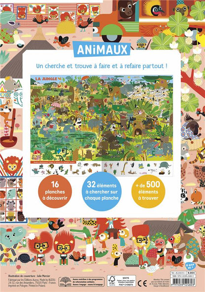 Back cover of Cherche et trouve : Animaux