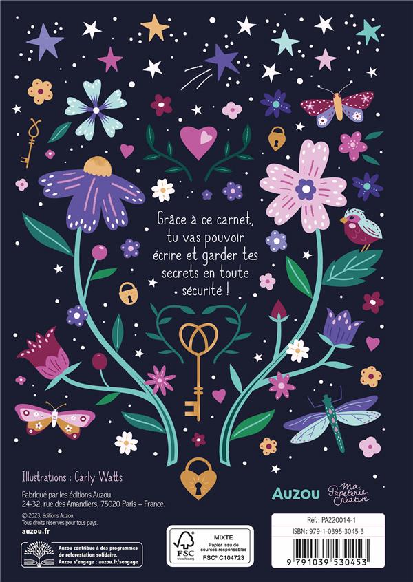 Back cover of Mon carnet secret : joli bijou
