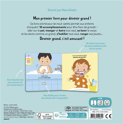 Back cover of Je deviens grand