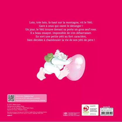 Back cover of L'incroyable histoire de Demoiselle Yéti